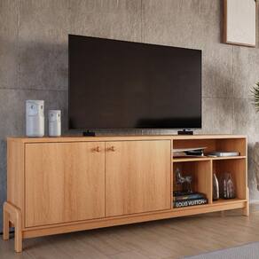 Rack para TV até 75 polegadas 2 Portas Sunny Jequitibá - Lukaliam