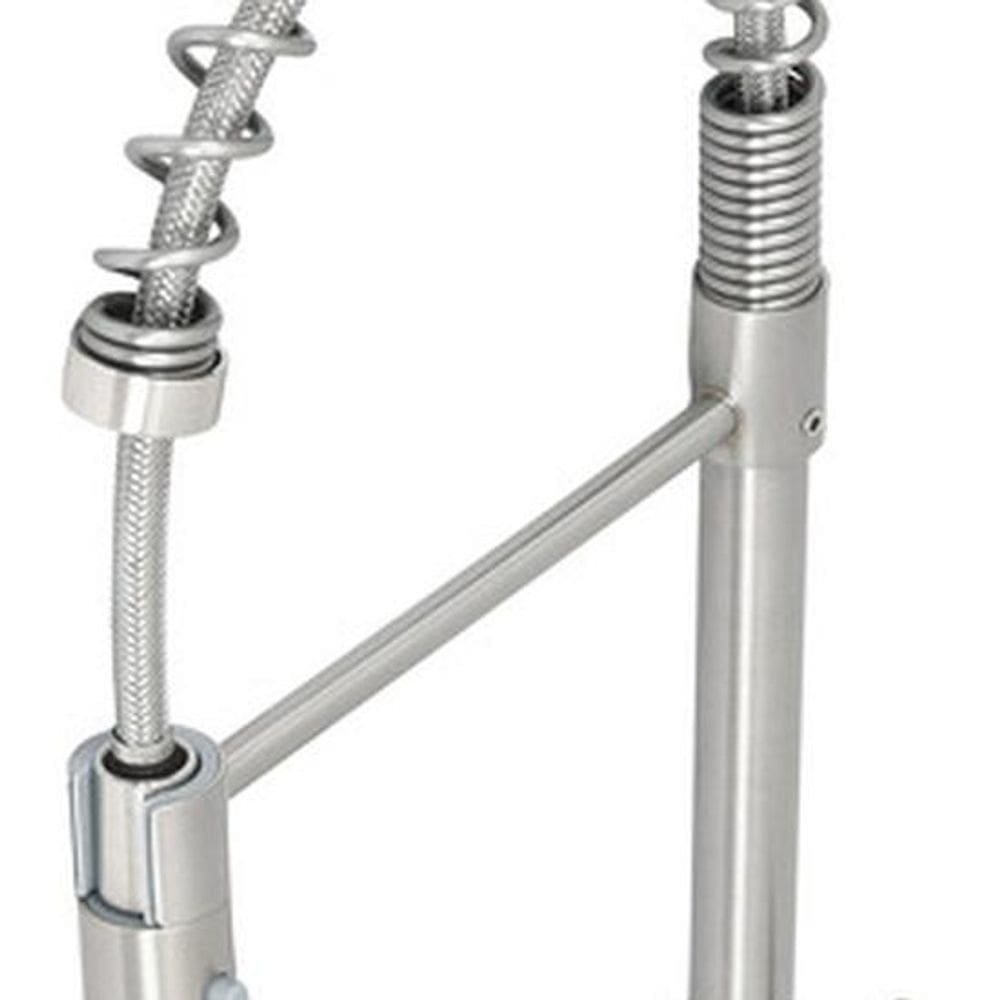 Torneira De Mesa Cozinha Gourmet Monocomando Escovado Deluxe
