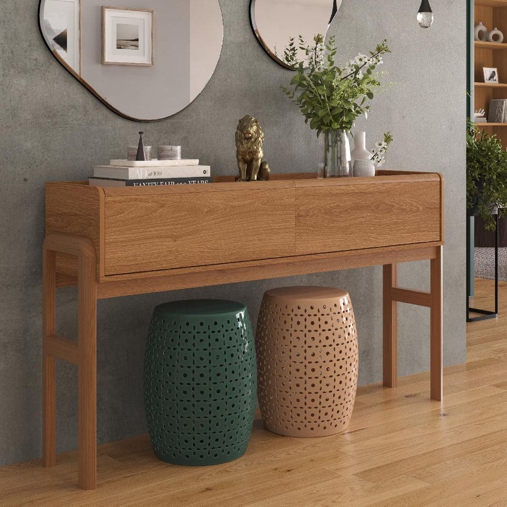 Aparador com 2 Gavetas Elegance Jequitiba - Lukaliam