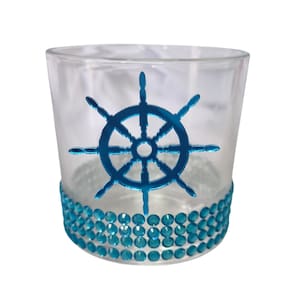 Copo Whisky Marinheiro Timão Azul 230 ml