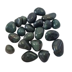 Pedra Quartzo Verde Escuro 2 a 4 cm 250 gramas Natural