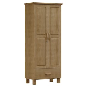 Guarda Roupa 2P 1G Madeira Maciça 81 cm 1140 Freijo Milani Store