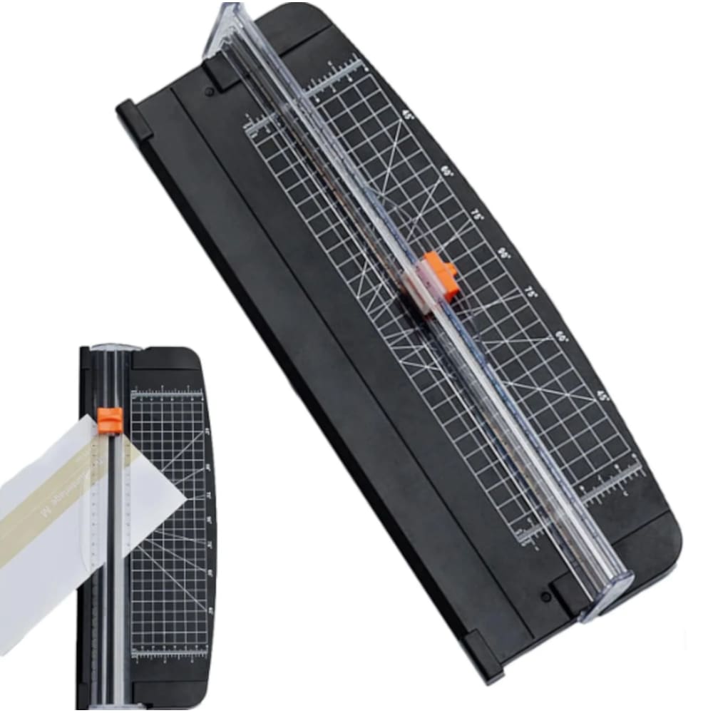Guilhotina Refiladora Manual Lorben Cortador Papel até A4 31cm 12 Folhas