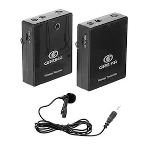 Microfone Lapela Sem Fio Greika Gk-G4 - Câmeras E Celulares