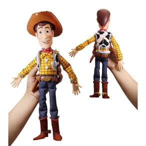 Action Figure Toy Story Woody Xerife Fala Frases Talking Boneco 40Cm