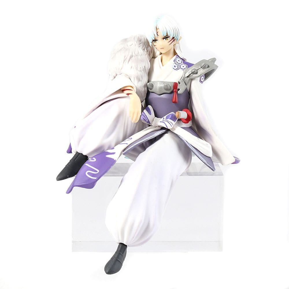 Action Figure Inuyasha Sesshomaru Sentado Anime