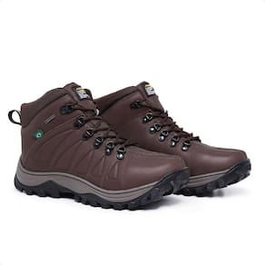 Bota Coturno Masculina Couro Trilha Confortável