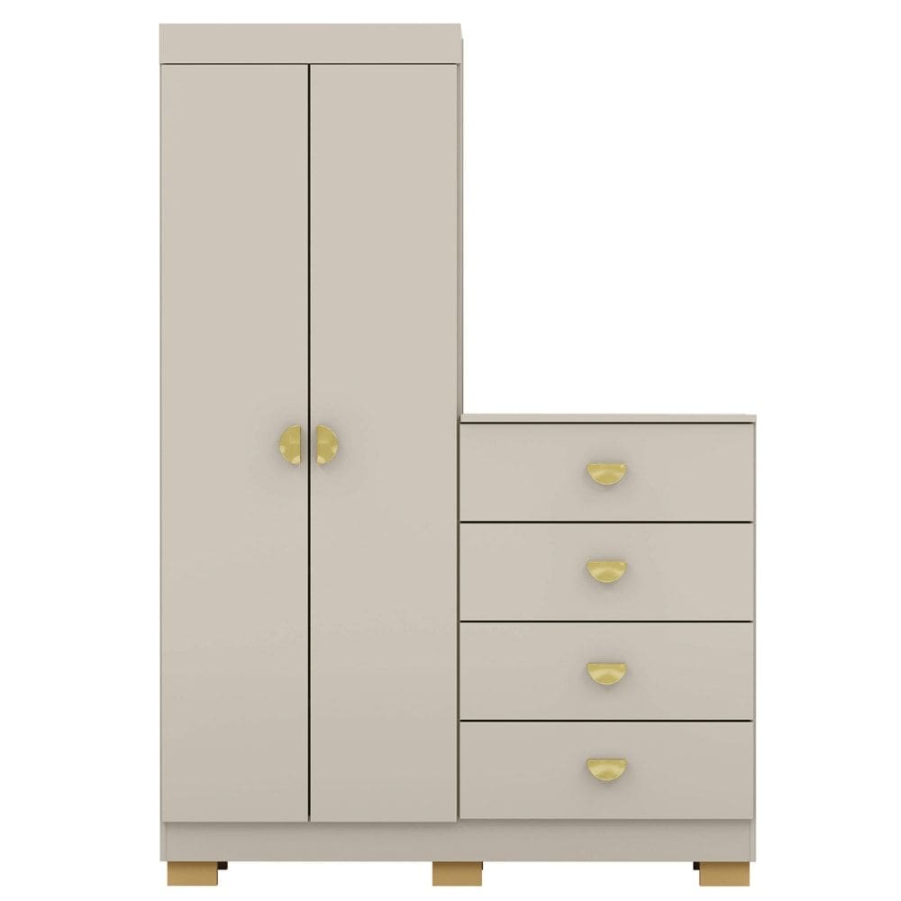 Comoda Roupeiro 120 cm 2 Portas CRIS 20034 Fend VLR