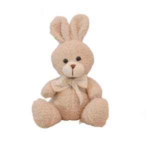 Páscoa Coelho De Pelúcia Marrom 15 Cm Un Cromus