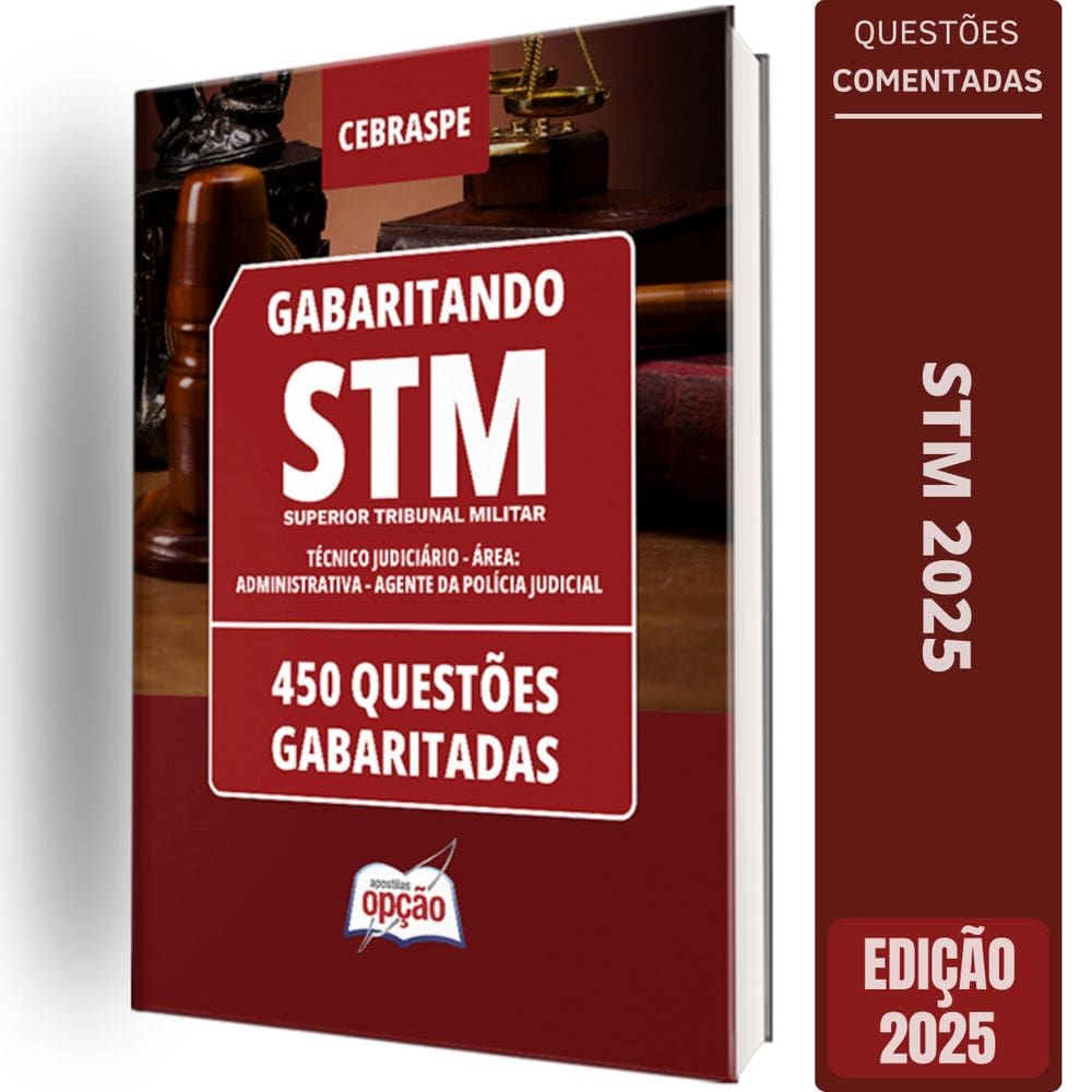 Caderno Stm 2025 Técnico Judiciário Área: Administrativa