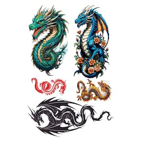 5 Tatuagens Temporaria Drações