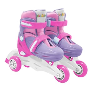 Kit Patins Roller Rosa 28-31 Play&Fun