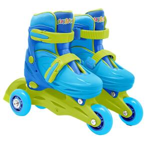 Kit Patins Roller Azul 28-31 Play&Fun
