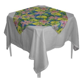 Toalha De Mesa Chita Azul Tnt 70cm X 70cm - 5 Unidades