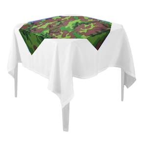 Toalha De Mesa Camuflada Tnt 70cm X 70cm - 5 Unidades
