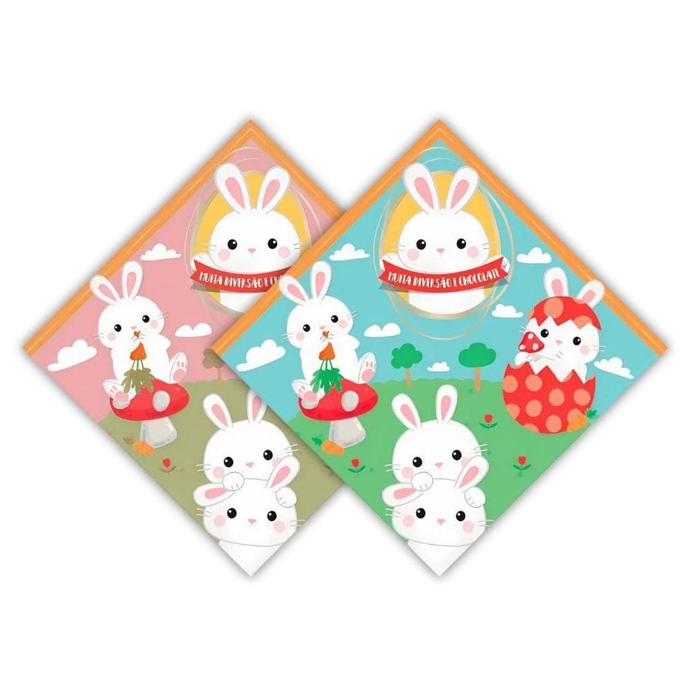 Envelope Estampado Para Ovo Páscoa 350g A 500g - 25 Un Cor Azul