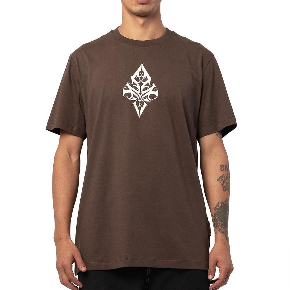 Camiseta MCD Espada Caligrafitti WT25 Masculina Marrom Ruina