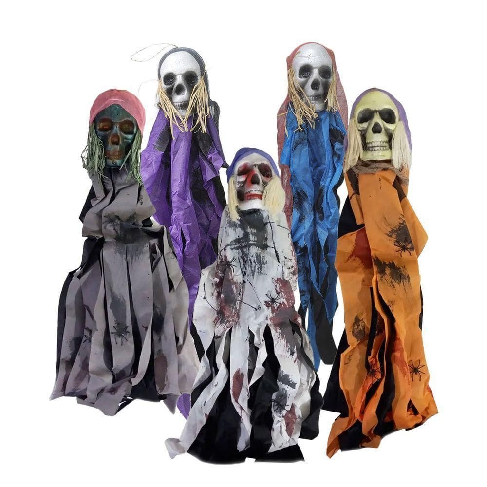 Boneco Esqueleto Pirata Halloween