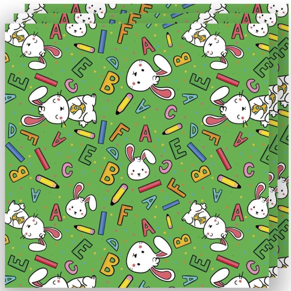 Embalagem Para Ovo De Páscoa Aprender Verde 69cm X 89cm - 3 Un