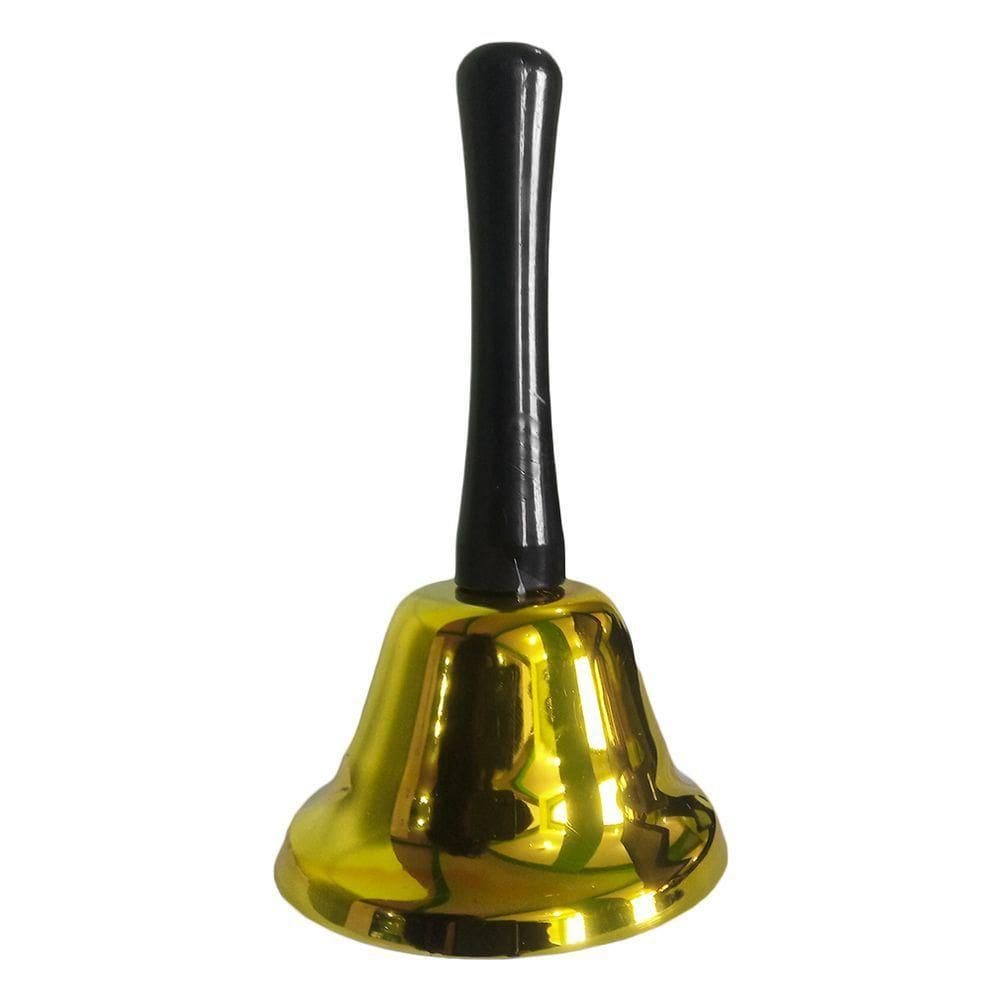 Sino De Natal Papai Noel Dourado