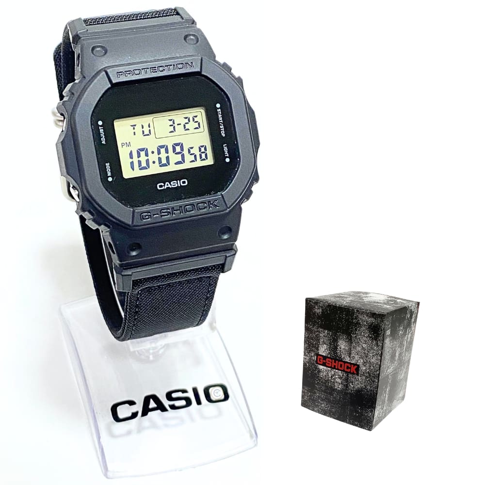 Relógio Casio Masculino G Shock Digital Cordura DW-5600BCE-1DR