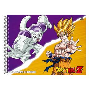 Caderno Desenho 60 Folhas Dragon Ball Z Animativa 3623