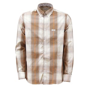 Camisa Masculina Xadrez Marrom Manga Longa Wrangler 37820