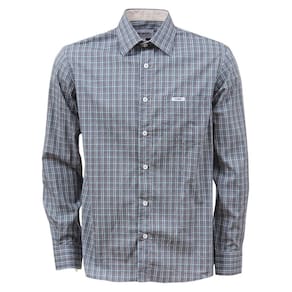 Camisa Masculina Xadrez Cinza Manga Longa Wrangler 37819