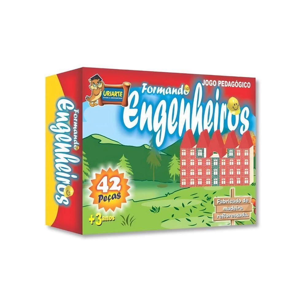 Blocos De Montar Formando Engenheiros - 42 Peças