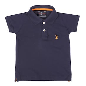 Camisa Infantil Gola Polo Azul Austin Western 37951