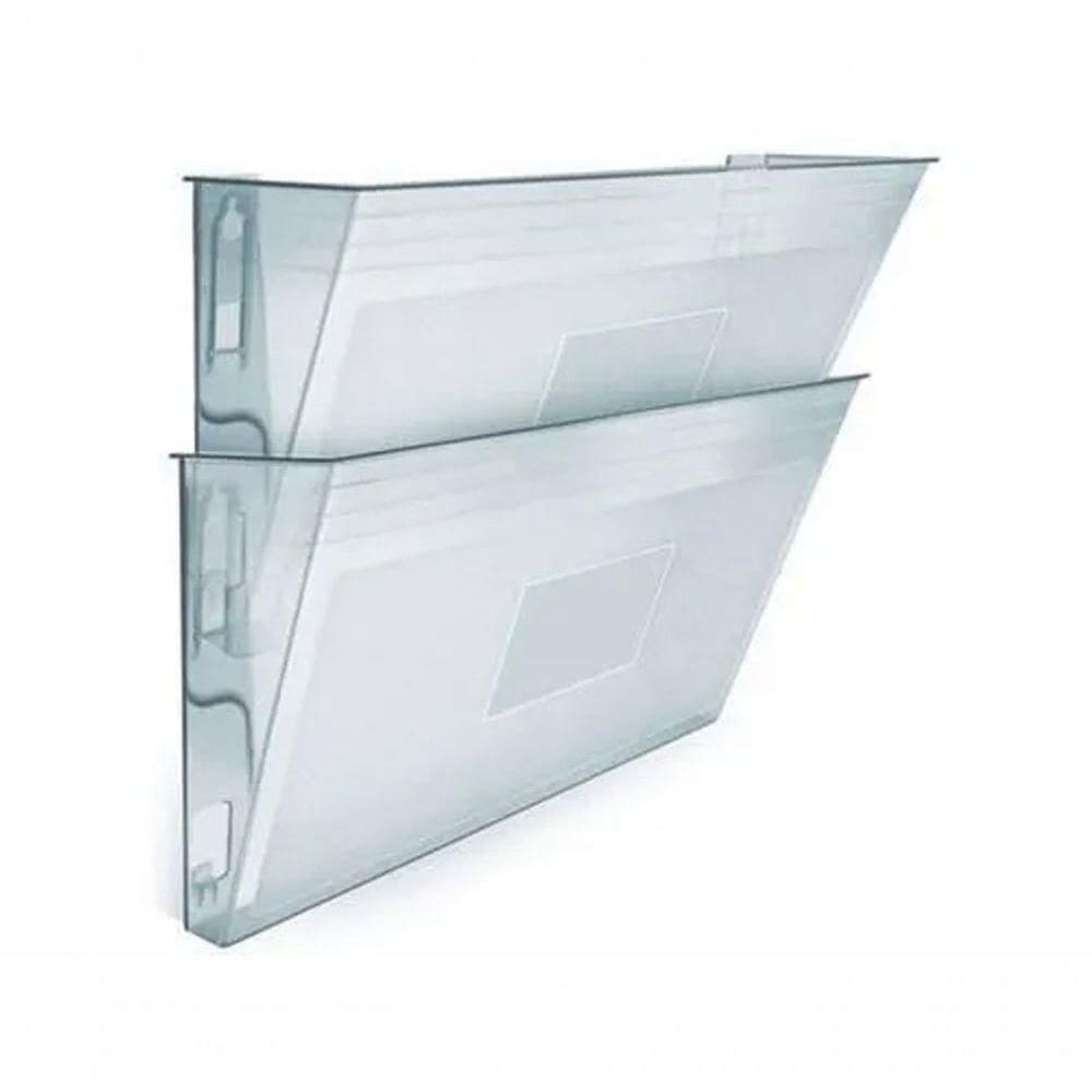 Kit Com 2 Expositor Modular Horizontal Acrimet 867 Cristal