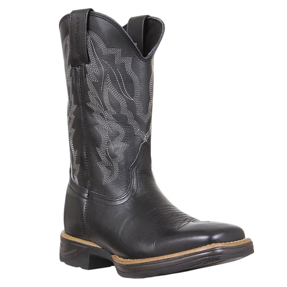 Bota Masculina Preta Bico Quadrado Cow Way 37893