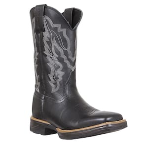 Bota Masculina Preta Bico Quadrado Cow Way 37893