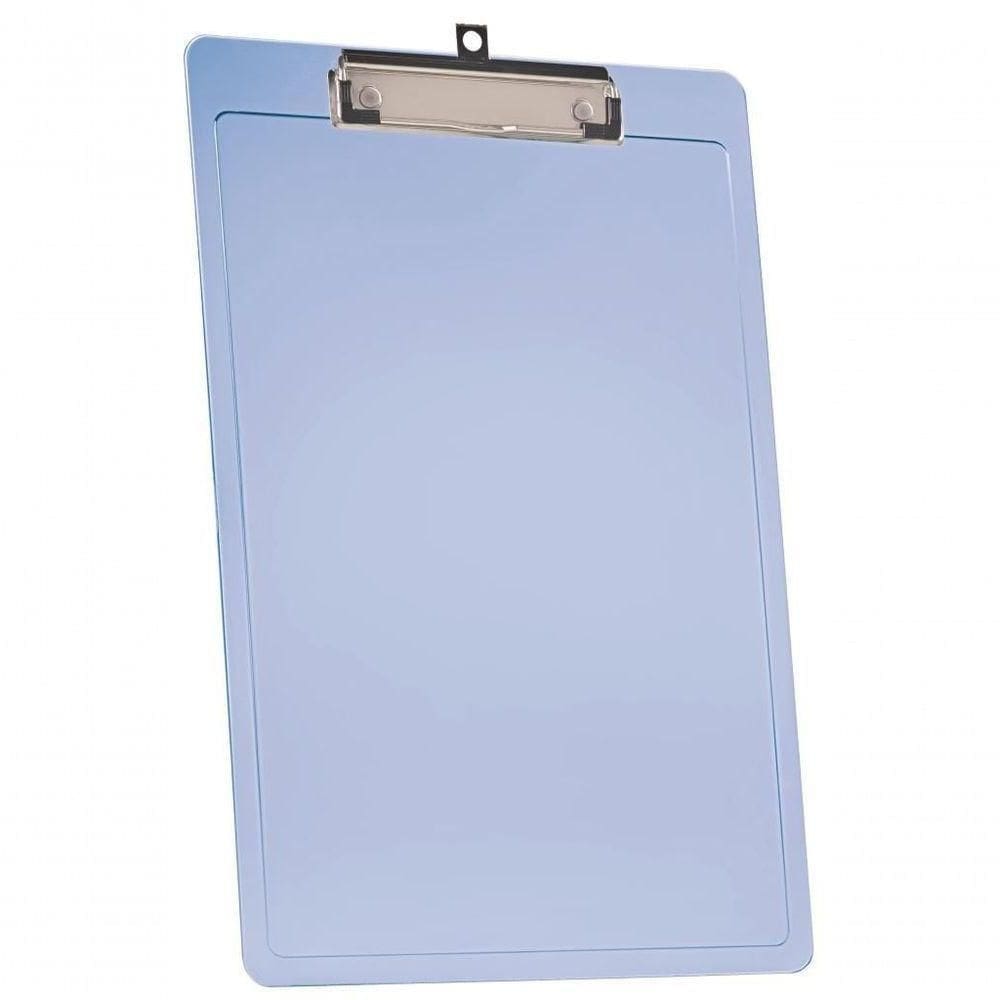 Prancheta Acrimet Oficio A4 Plastica Transp 138 Azul