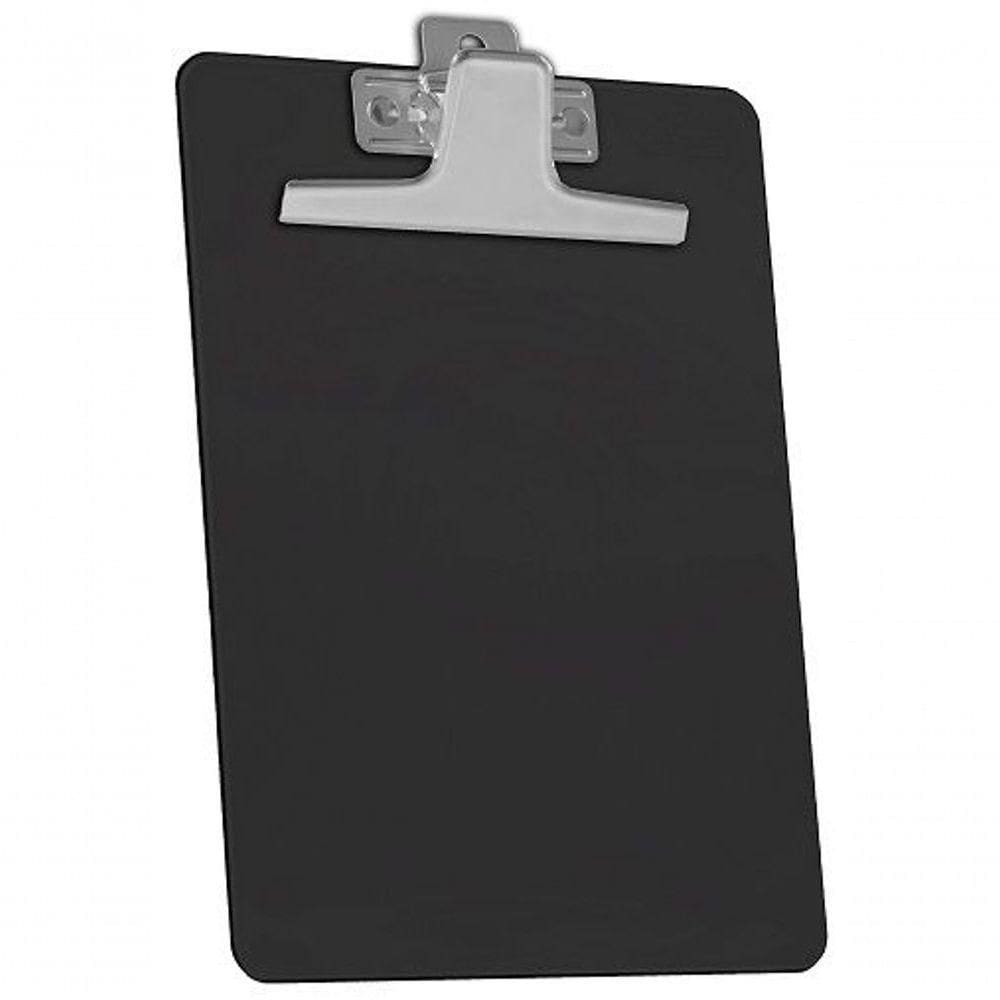 Kit 12 Prancheta Acrimet Pequena A5 Transparente 920 Preta