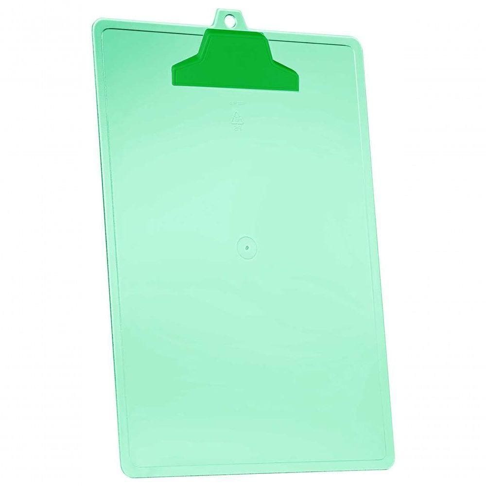 Prancheta Acrimet Oficio A4 Plastica Transparente 131 Verde