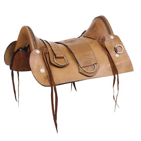 Arreio para Cavalo em Couro Assento 18" A Pantaneira 36975