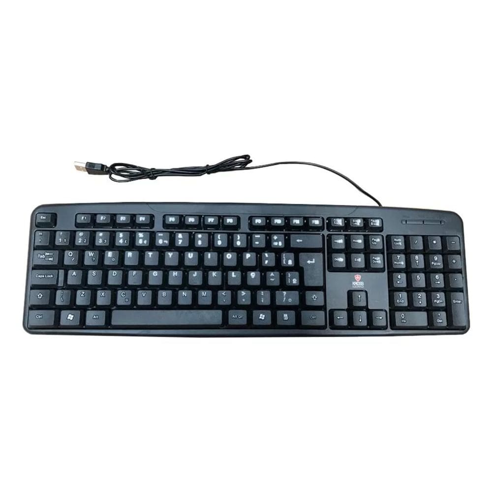 Teclado Kross Elegance Ke-k095v2 Com Fio Usb Preto