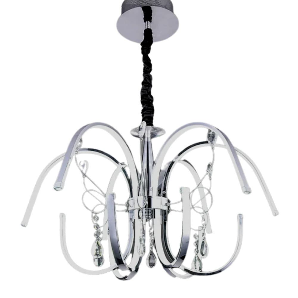 Pendente Makalu LED Dimerizável 15612 105W Bivolt Cromado