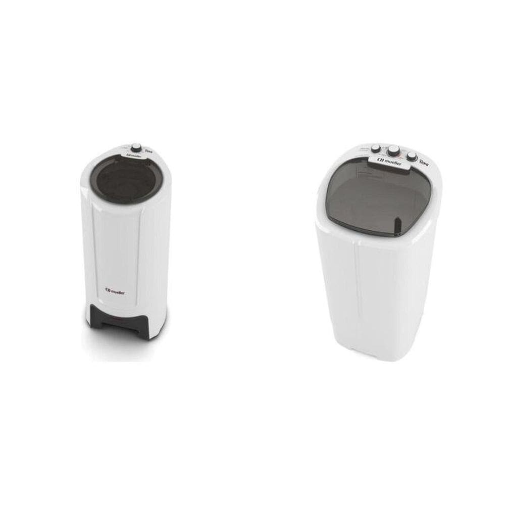 Conjunto Mueller com Tanquinho 16kg Big Aquatec + Centrífuga de Roupas Mueller Fit 15kg 127v Branco