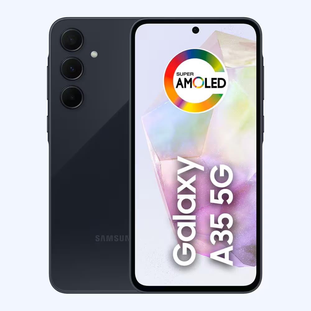 REEMBALADO: Samsung Galaxy A35 5G 128GB Azul Escuro 6GB de RAM Tela super AMOLED de 6,6