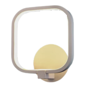 Luminária Quadrada Geometric LED Dimerizável 0651 Bivolt 10W Branco