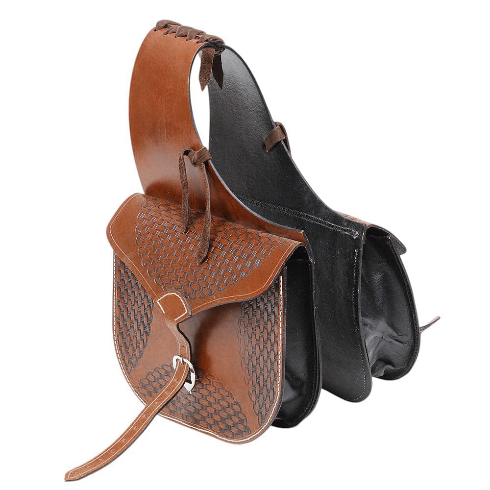 Alforge de Couro Marrom Bronc-Steel 37584