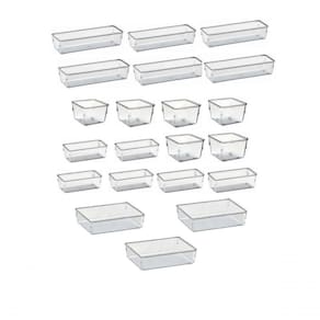 21 Organizadores Multiuso Modular Gavetas Acrílico Cristal