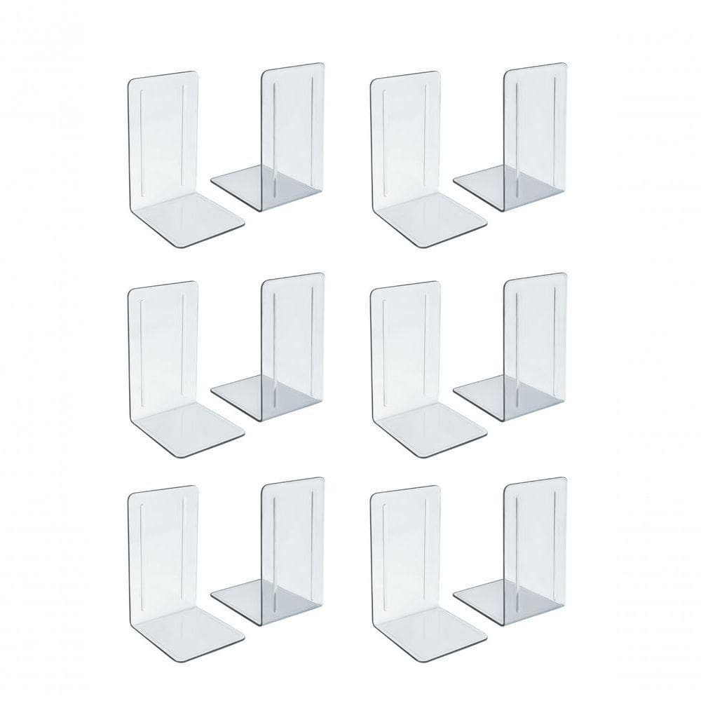 Kit Com 6 Pares Bibliocanto Livros Acrimet 290 Cristal
