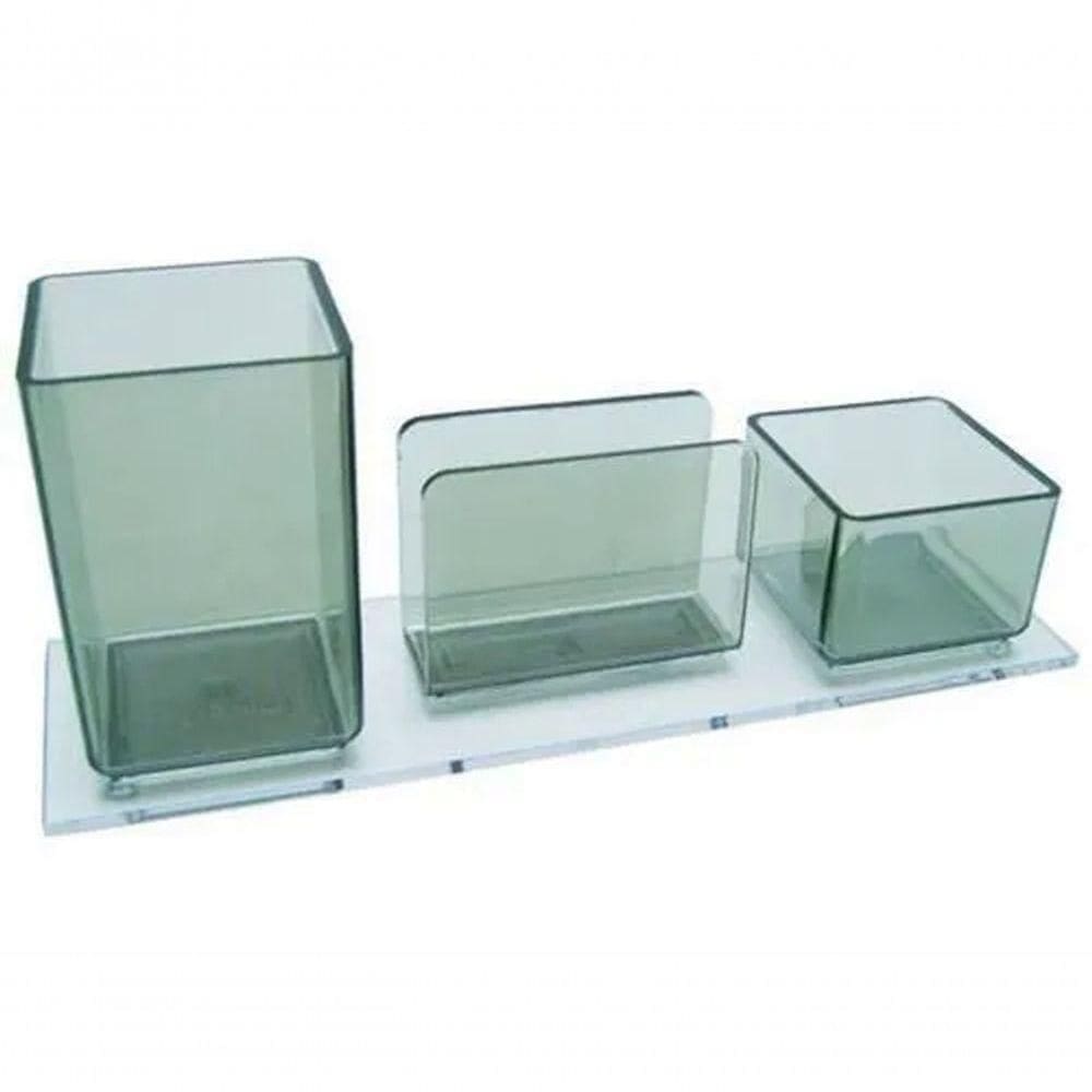 Porta Lapis Clips E Lembrete Acrimet 940 Fume