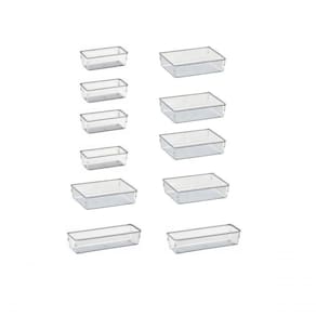 11 Organizadores Multiuso Modular Gavetas Acrílico Cristal