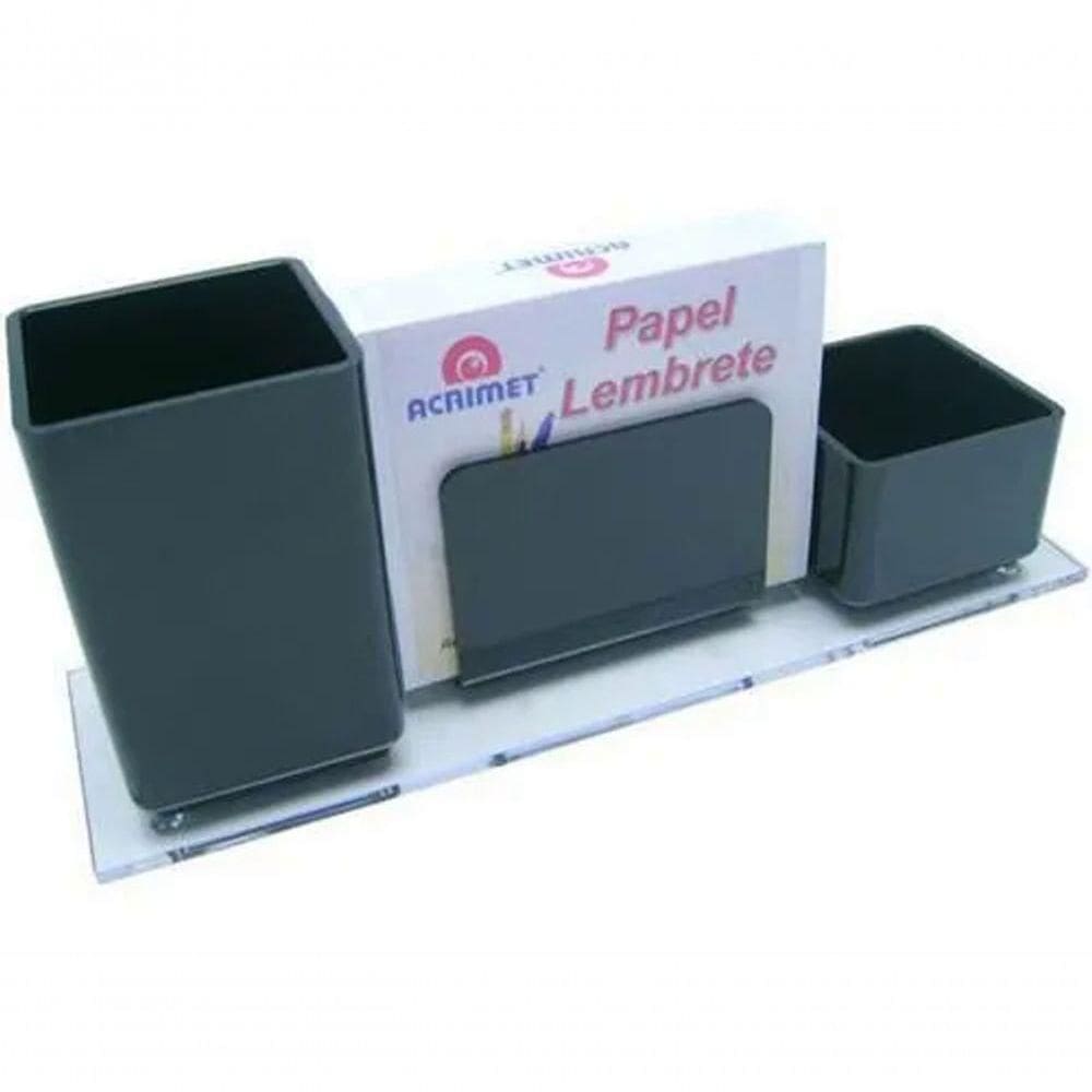 Porta Lapis Clips E Lembrete E Papel Bco Acrimet 947 Preto
