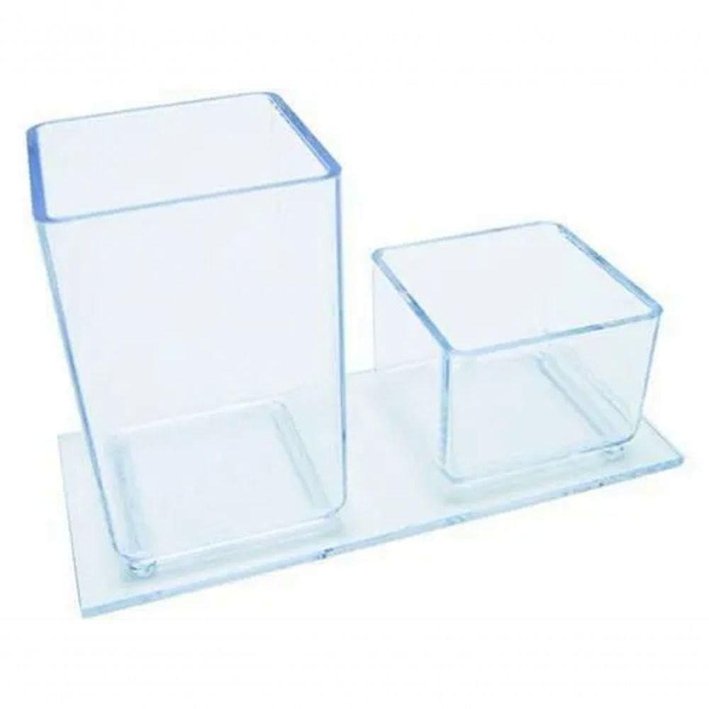 Porta Lapis E Clips Acrimet 939 Cristal