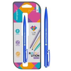 Lapis Grafite Revolution Retratil Metallic Blue Hb Newpen